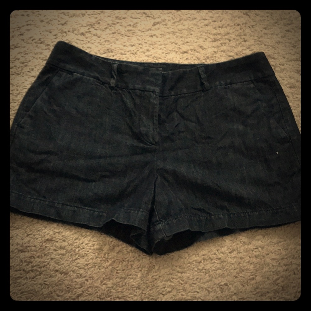 Ann Taylor Loft dress denim shorts